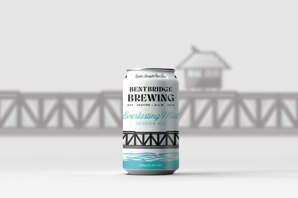 Bent Bridge Brewing - Everlasting Mid - Session Ale - Carton (16 cans) - Free local delivery. For deliveries outside of 2460 postcode please enquire using the 'contact' menu above.